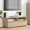 vidaXL Mobile TV Rovere Sonoma 100 x 48 x 43 cm Legno multistrato