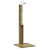 vidaXL Doccia da esterno Naturale 75 x 76 x 217 cm