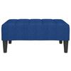 vidaXL Poggiapiedi Blu 78x56x32 cm in Tessuto