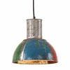 vidaXL Lampada Sospesa Industriale 25 W Multicolore Rotonda 28,5cm E27