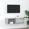 vidaXL Mobile Porta TV Grigio Sonoma 80x31x25,5 cm Legno Multistrato