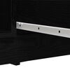 vidaXL Credenza con Cassetti Rovere Nero 100,5x35x98,5 cm Truciolato