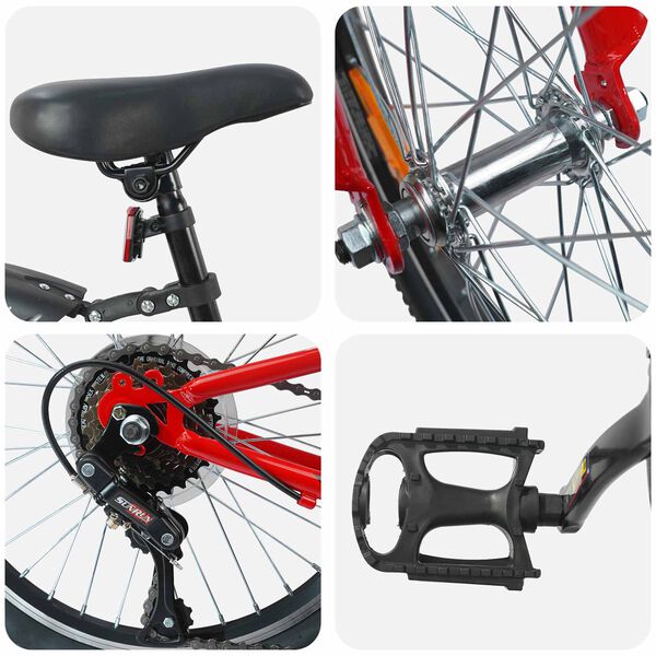 vidaXL Bicicletta per Bambini 20 Pollici 6-Speed