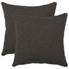 vidaXL Federa 2 pz HEERLEN Grigio Scuro 35 x 35 cm Boucl&eacute;