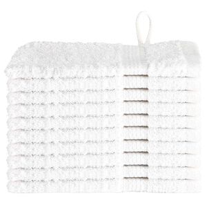 vidaXL Asciugamano per Ospiti SOLUND 10 pz Bianco 15 x 21 cm 550 gsm