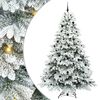 vidaXL Albero di Natale artificiale con 300 LED Bianco 240 cm PE e PVC
