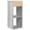 vidaXL Libreria Grigio Sonoma 34x31x80 cm in Legno Multistrato