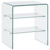 vidaXL Tavolino da Salotto 50x40x56 cm in Vetro Temperato
