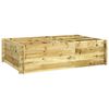 vidaXL Letto Rialzato 150x100x40 cm in Legno Impregnato