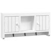 vidaXL Armadietto per Chiavi Bianco 40x8,5x20 cm in Legno e Acciaio
