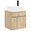 vidaXL Mobile lavabo da parete Rovere Sonoma 49 x 41 x 63 cm