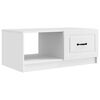 vidaXL Tavolino da salotto Bianco 90 x 50 x 37 cm Legno ingegnerizzato