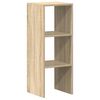 vidaXL Libreria Impilabili Rovere Sonoma 30x30x80 cm Legno Multistrato