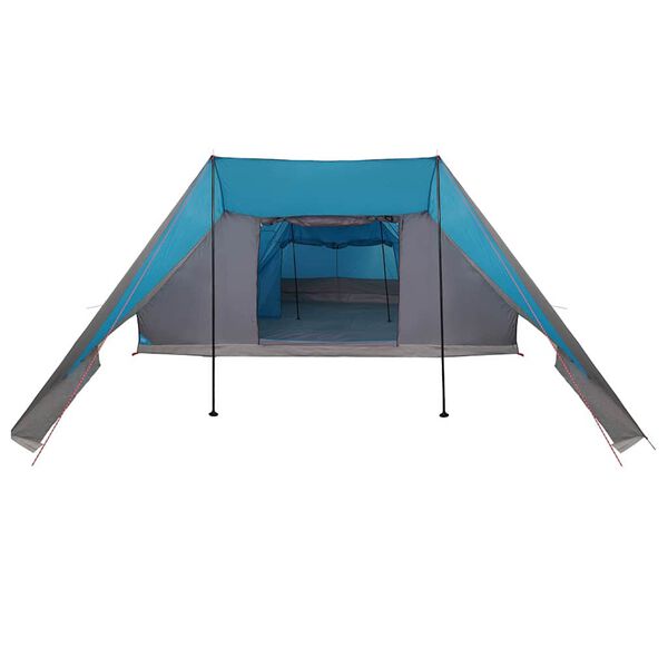 vidaXL Tenda Familiare con tetto Blu e Grigio 660 x 456 x 200 cm