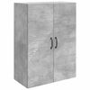 vidaXL Mobiletto a muro Grigio Cemento 66 x 34,5 x 90 cm