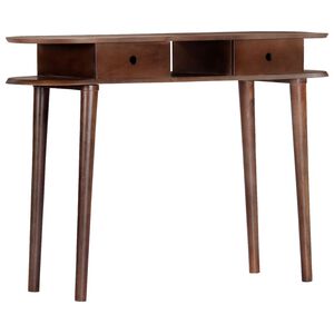 vidaXL Consolle 110x35x76 cm in Legno Massello di Acacia
