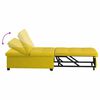 vidaXL Divano letto Giallo 194 x 67 x 82 cm Velluto
