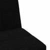 vidaXL Divano Letto a L Nero 255x140x70 cm in Tessuto