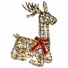 vidaXL Renna di Natale 3D LOVIISA 140 LED Bianco caldo 55 x 22 x 63 cm