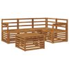 vidaXL Set di divani da esterno 5 pcs Naturale