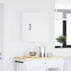 vidaXL Pensile da Cucina Kalmar Bianco in Legno Multistrato