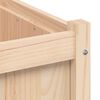 vidaXL Fioriera da Giardino 70x70x70 cm in Legno Massello di Pino