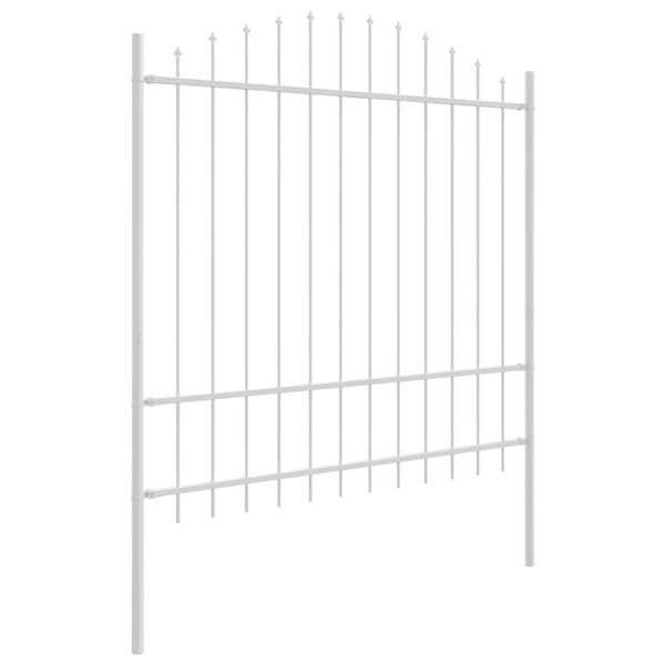 vidaXL Recinzione per Giardino 4 pcs Bianco 170 x 215 cm