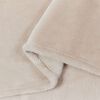 vidaXL Coperta Beige 240 x 270 cm Panno