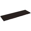 vidaXL Piano Bagno Marrone Scuro 200x60x(2-6)cm Legno Trattato