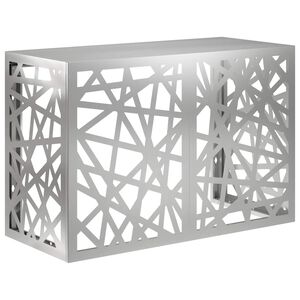 vidaXL Copertura per condizionatore d'aria Argento 90 x 40 x 60 cm