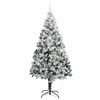 vidaXL Albero di Natale con 300 LED con supporto Verde 300 cm PVC