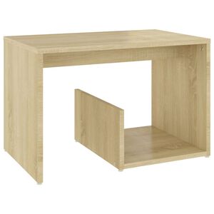 vidaXL Tavolino Rovere Sonoma 59x36x38 cm in Legno Multistrato