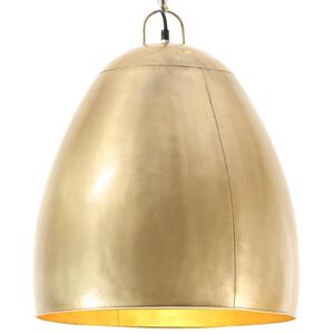 vidaXL Lampada a Sospensione Industriale 25 W Ottone Rotonda 42 cm E27