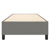 vidaXL Struttura Letto a Rete a Molle Grigio Scuro 90x200 cm Tessuto
