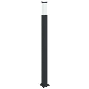 vidaXL Lampada a paletto 110 cm Nera IP44