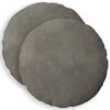 vidaXL Federa 2 pcs HEERLEN Grigio Chiaro &Oslash; 40 cm Velluto