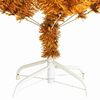 vidaXL Albero di Natale con 150 LED con supporto Oro 150 cm PET