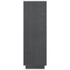vidaXL Libreria/Divisorio Grigio 80x35x103 cm Legno Massello di Pino
