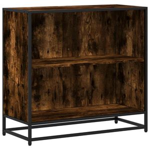 vidaXL Libreria Rovere Fumo 80,5x35x76 cm in Legno Multistrato