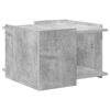 vidaXL Tavolino da salotto Grigio Cemento 50,5 x 50 x 33 cm