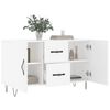 vidaXL Credenza Bianca 100x36x60 cm in Legno Multistrato