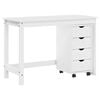 vidaXL Set di Scrivania e Armadietto 2 pz Bianco