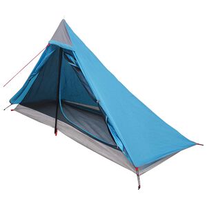 vidaXL Tenda da backpacking Blu 222 x 85 x 125 cm