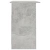 vidaXL Scrivania Cassetti Grigio Cemento 110x50x76cm Legno Multistrato
