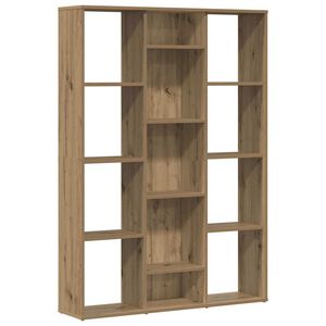 vidaXL Libreria/Divisorio Rovere Artigianale 100x24x140 cm Truciolato