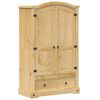 vidaXL Armadio "Corona" 101x52x170 cm Legno Massello di Pino