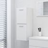 vidaXL Armadio da Bagno Bianco 30x30x80 cm in Legno Multistrato