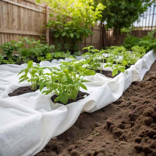 vidaXL Membrana Geotessile Bianca 1x50 m in Fibra di Poliestere