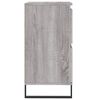 vidaXL Credenze 3 pz Grigio Sonoma in Legno Multistrato
