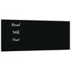 vidaXL Lavagna Magnetica a Parete Nera 50x20 cm Vetro Temperato